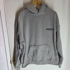 Fear of God Essentials Hoodie Dark Oatmeal